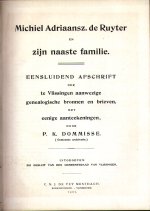 Voorblad boek M.A. de Ruyter